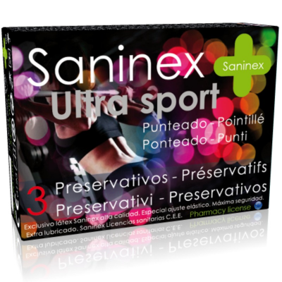 PROFILATTICI SANINEX "ULTRA SPORT" DOTTED 3 PEZZI